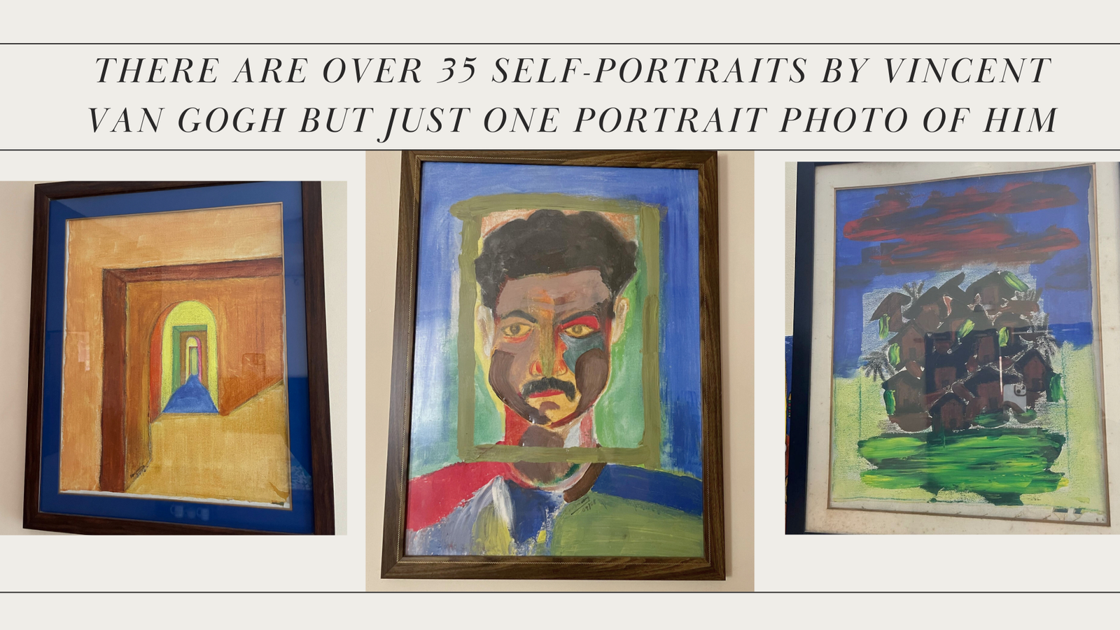 There are over 35 self-portraits by Vincent Van Gogh but just one portrait photo of him